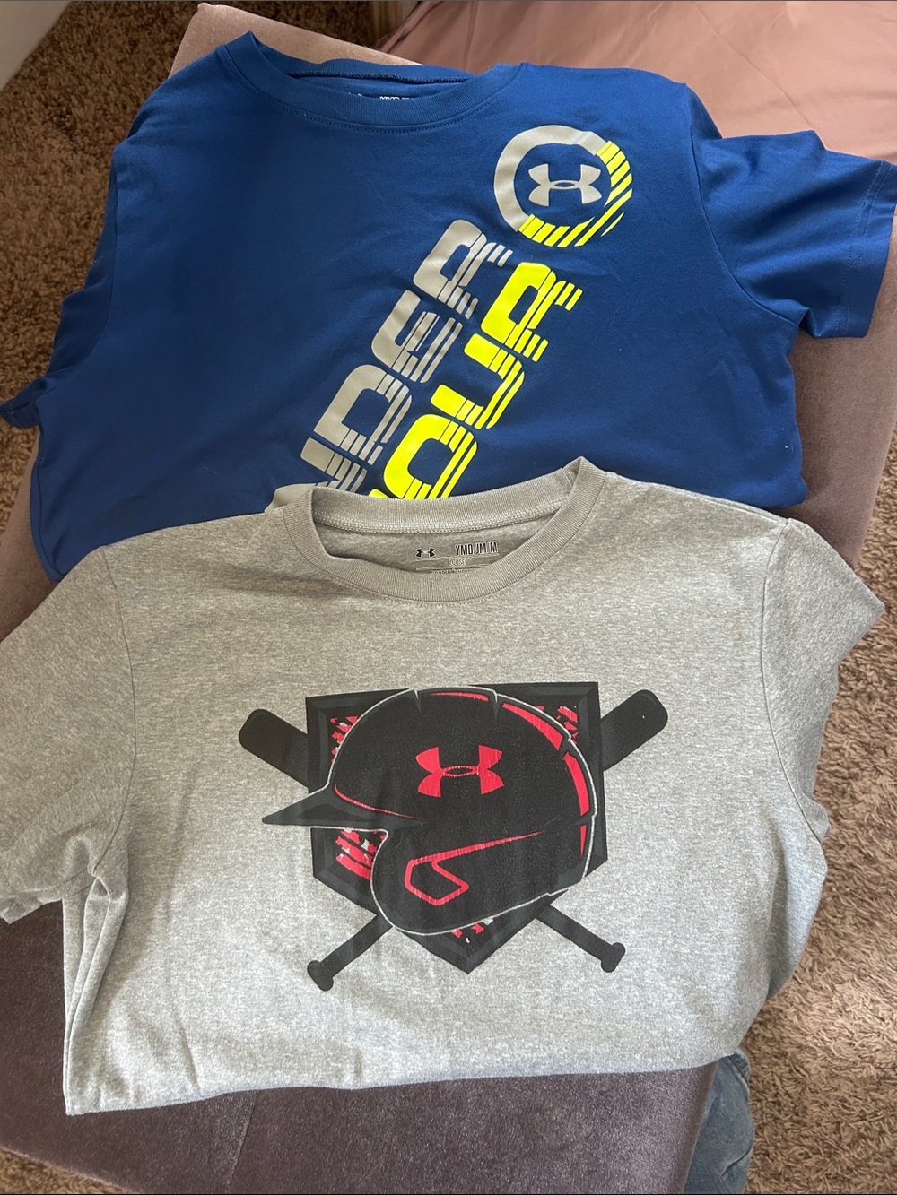 Under Armour Kids' Short Sleeve Tee - Blue & Gray